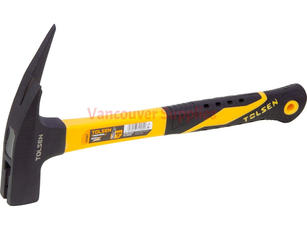 Milled Face Roofing Hammer ShockReducing Fiberglass TPR